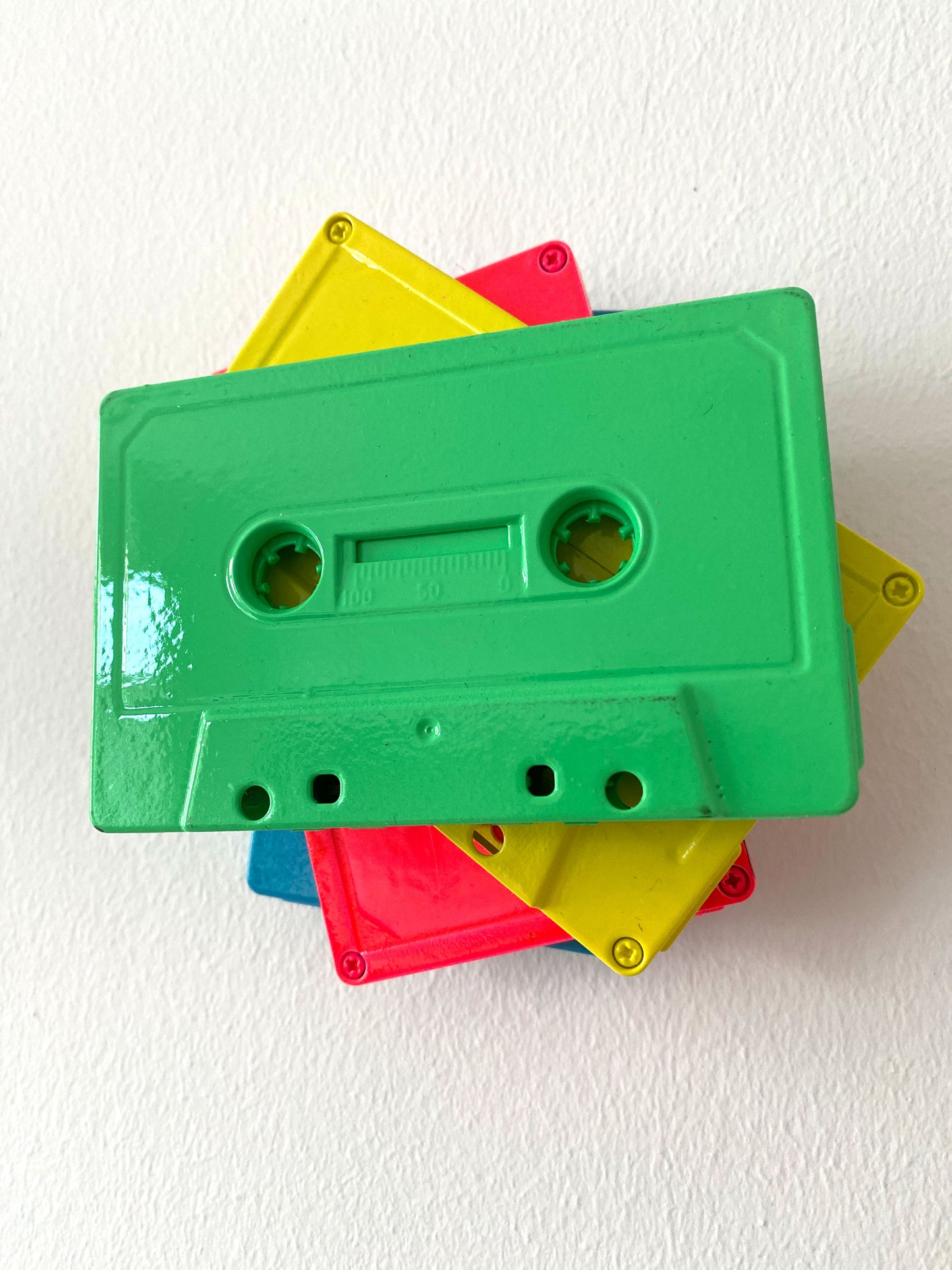 vintage tapes multicoloured - lacquer and acrylic